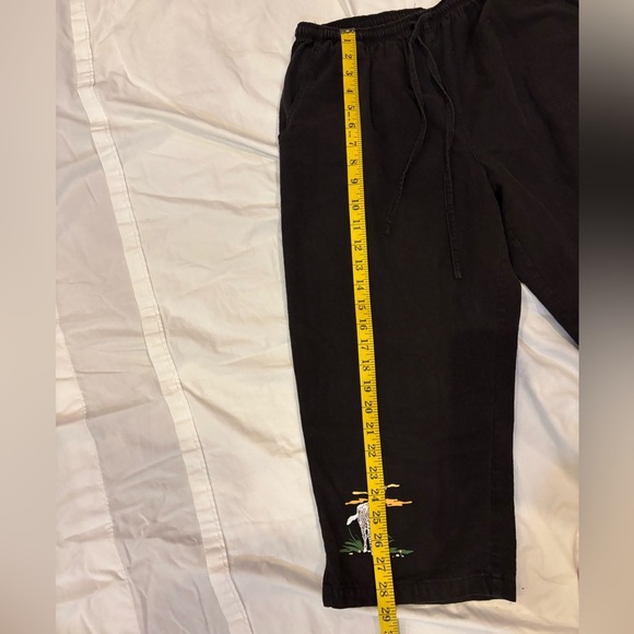 Vintage  90s Jane Ashley Zebra Safari 2-Piece Set | Capri Pants & Button Shirt - Picture 8 of 14